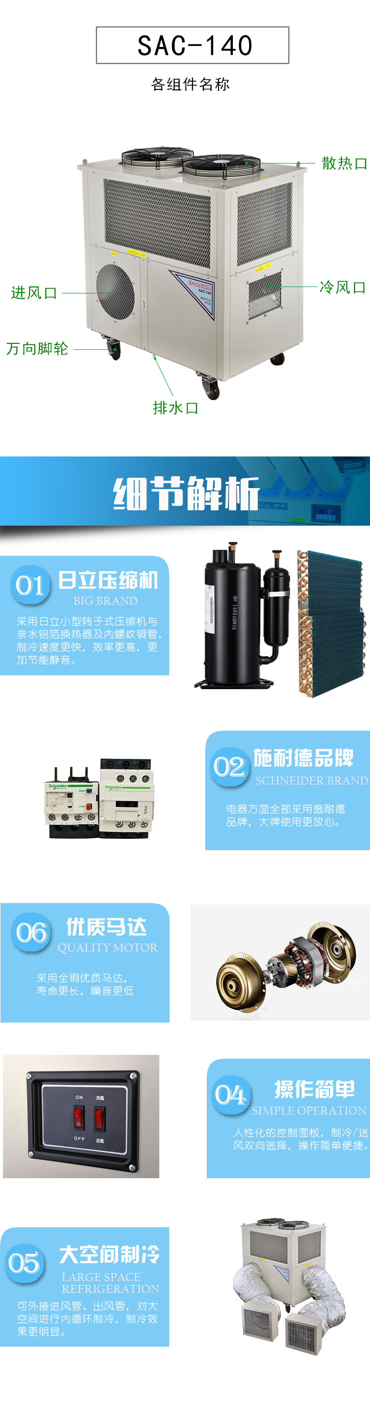 工業(ye) 冷氣機製冷壓縮機的定義(yi) 及功能
